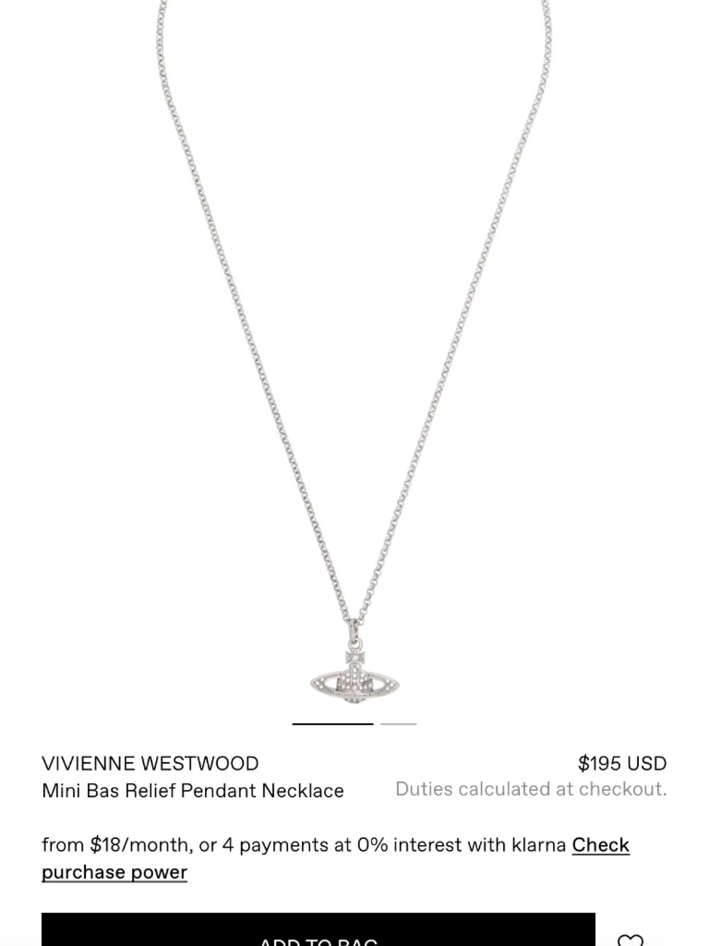 Vivienne Westwood necklace
